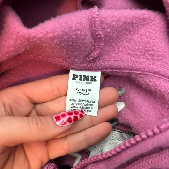 Victoria’s Secret PINK zip up hoodie - Picture 5 of 5